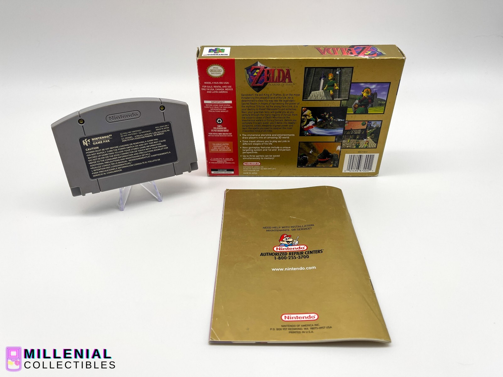 Legend of Zelda Ocarina Of Time Nintendo 64 CIB