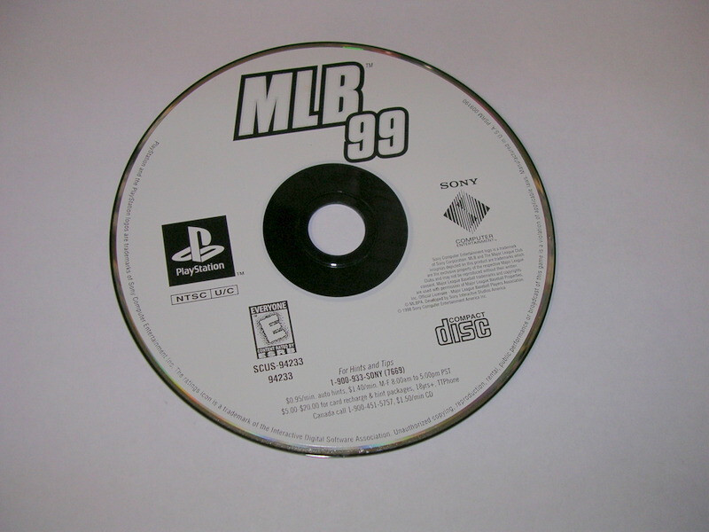 MLB 99 1999 (Playstation 1 PS1 PSX) Disc Only, No Manual, No Case