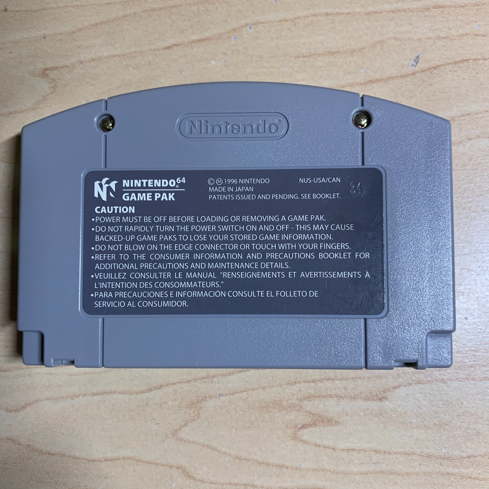 Super Mario 64 N64 Authentic OEM Tested Minty Clean Working Cart Nintendo