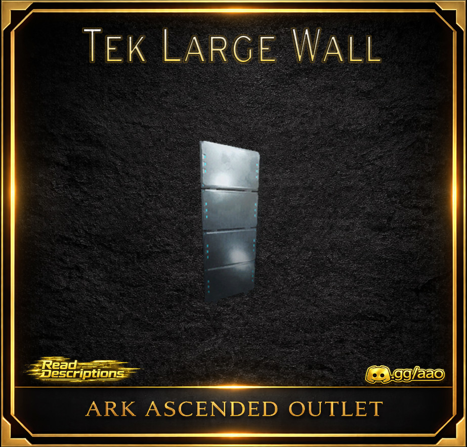 Tek Large Wall-Ark Survival Ascended PVE-ASA-Tek Structures-Official-AAO