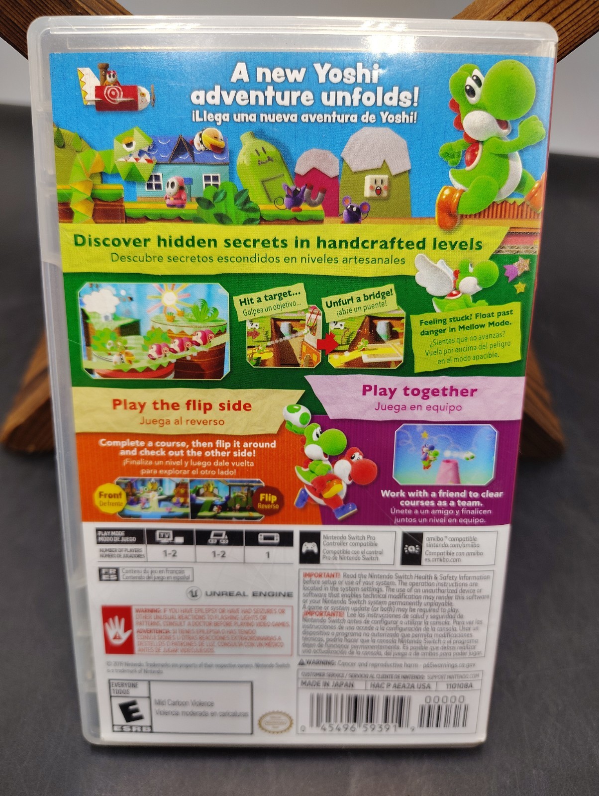 Yoshi’s Crafted World Nintendo Switch TESTED WORKING SEE PHOTOS