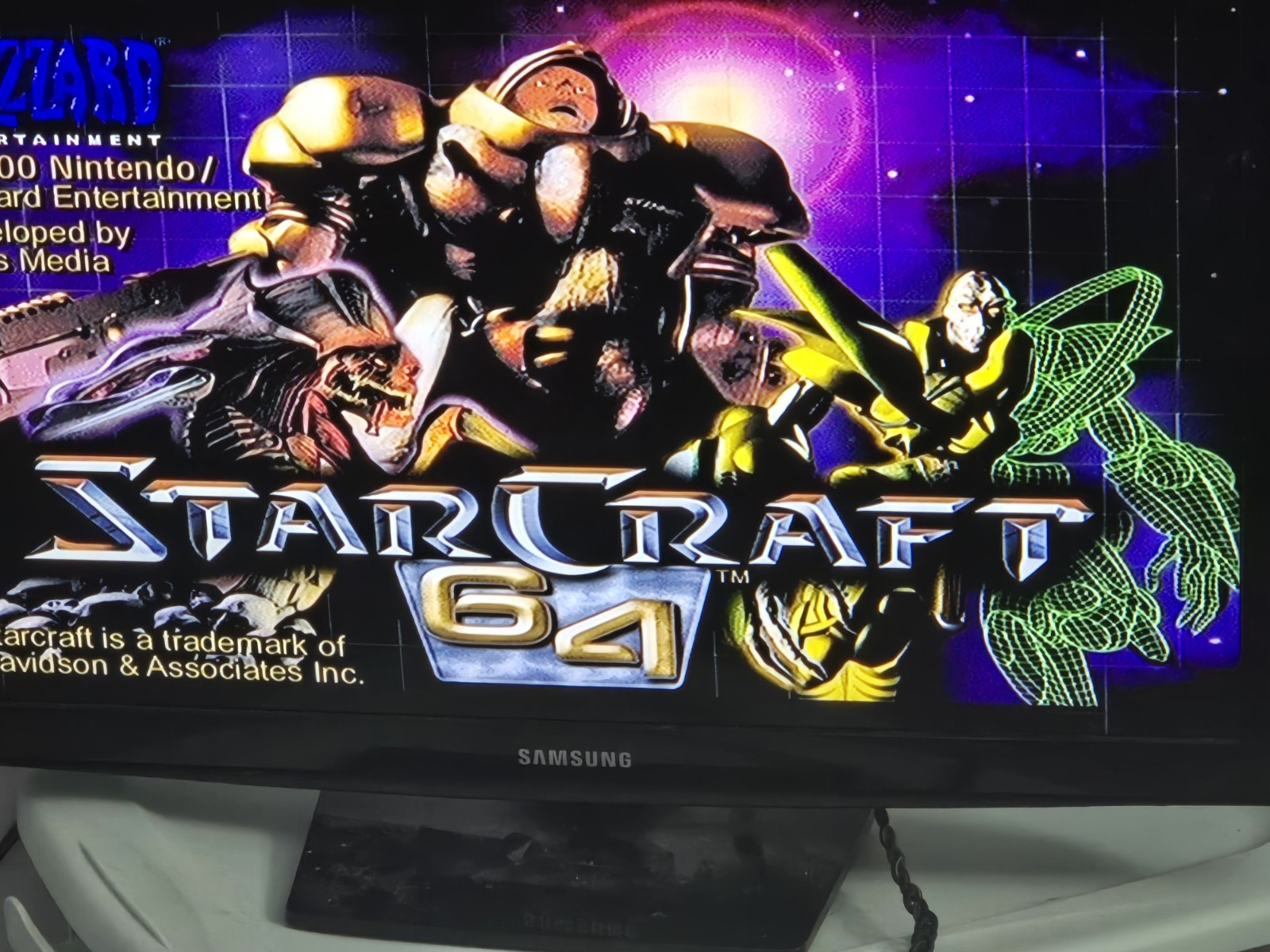 Starcraft 64 Nintendo 64 Game Cartridge, Authentic Blizzard Works Tested Cleaned