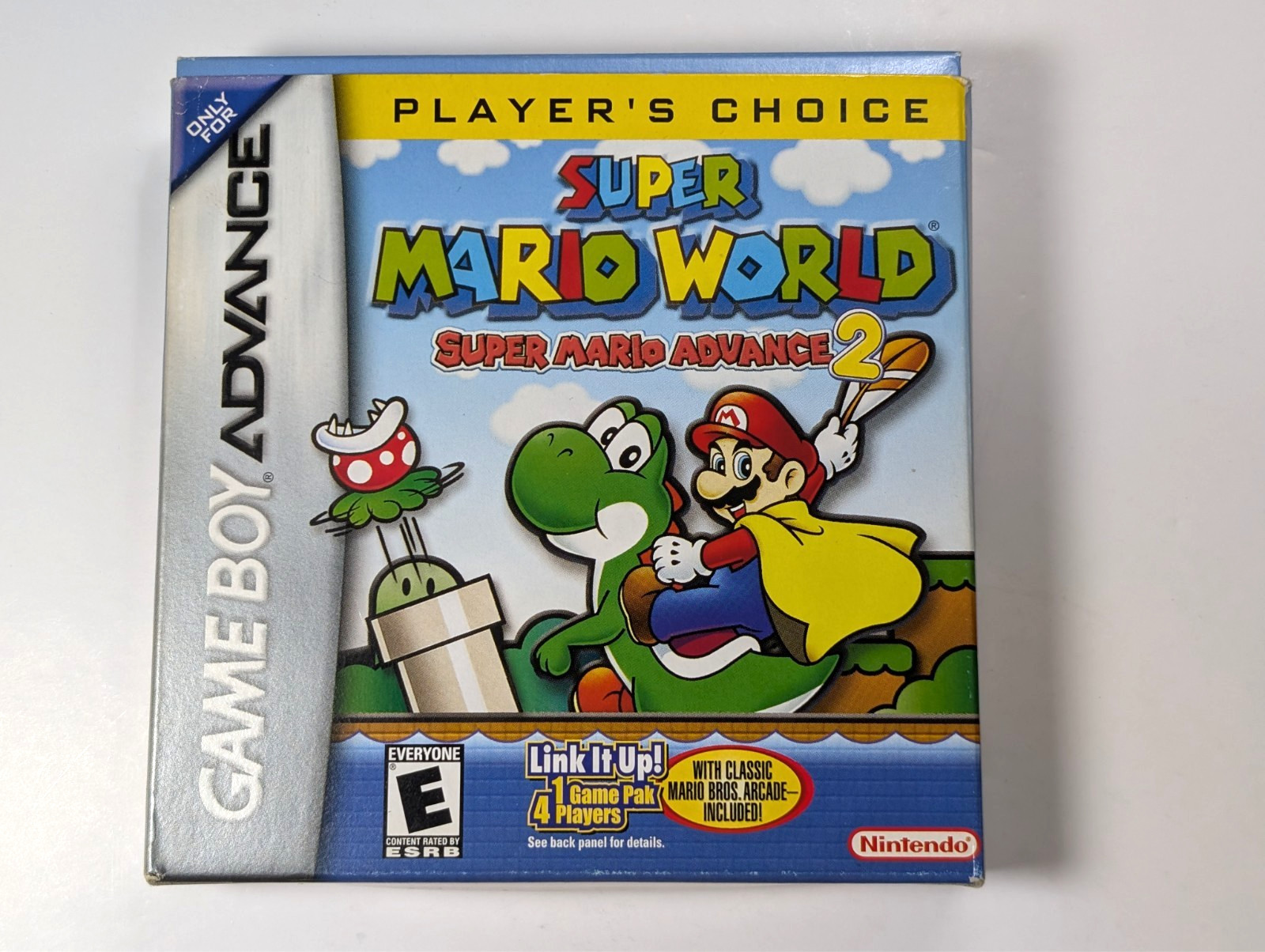 Super Mario World Game Boy Advance Player’s Choice in box authentic