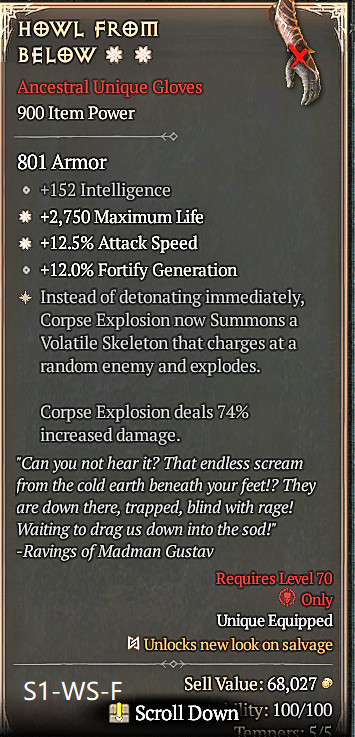🔥 Diablo 4 Season 14 🔥Howl from Below 1GA/ 4GA