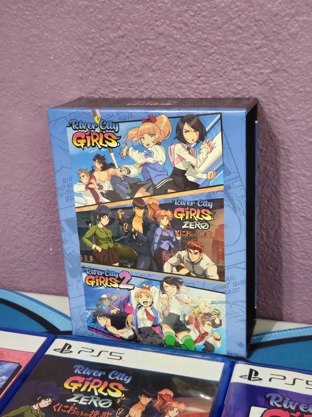 River City Girls PS5 – 3 Games – Collectible box – Cards – Sealed Soundtrack