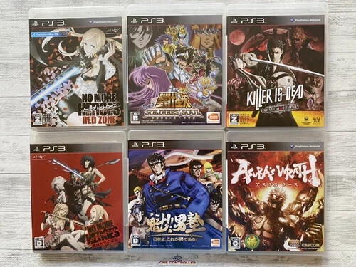SONY PS3 No More Heroes, Seiya, Otoko Juku, Killer Is Dead & Asura’s Wrath 6sets