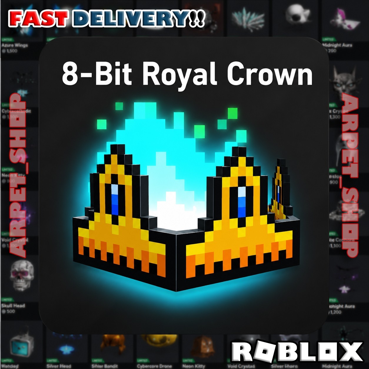 8-BIT ROYAL CROWN – ROBLOX Limited 💎CLEAN & SAFE・FAST DELIVERY