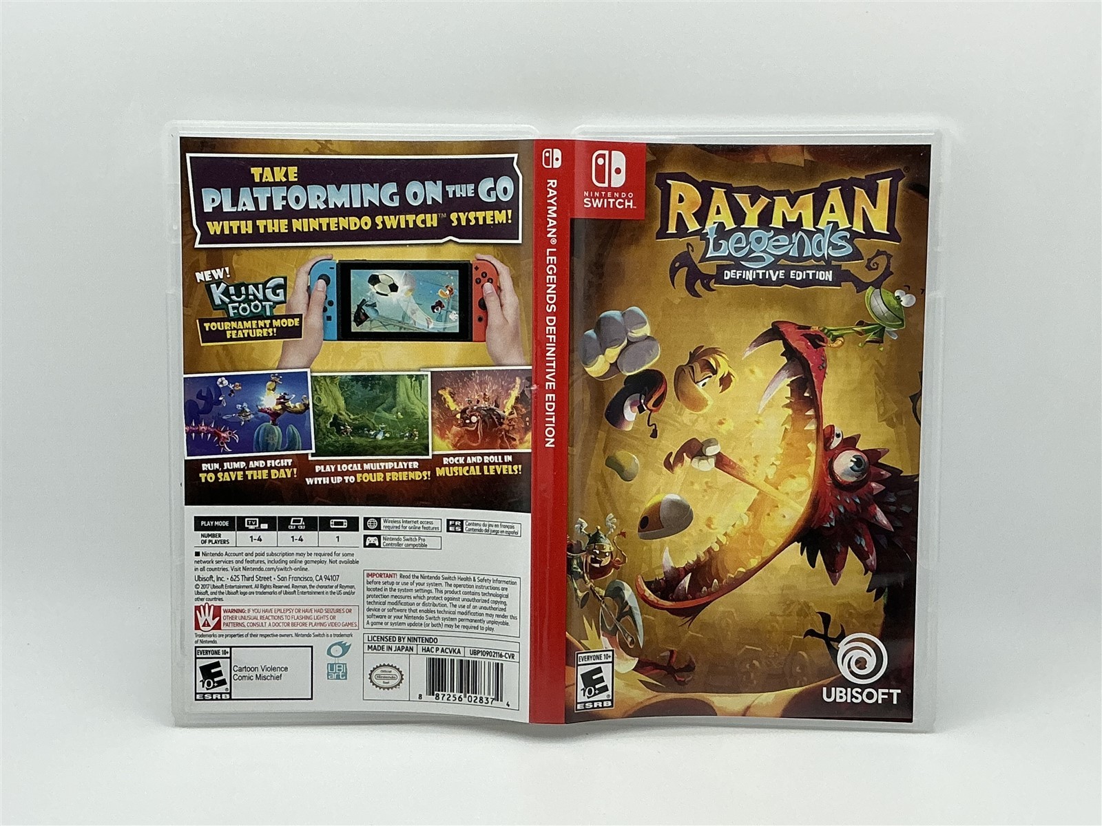 Rayman Legends – Difinitive Edition – Nintendo Switch – Authentic – Clean Pins