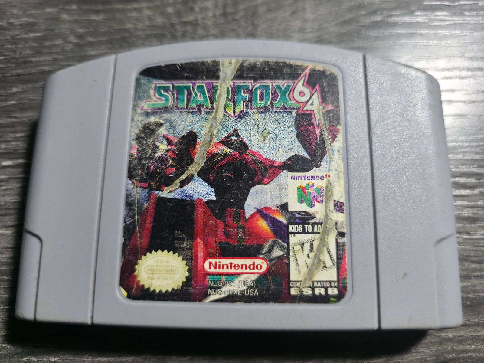 Star Fox 64 (Nintendo 64, 1997) N64 Cart Only TESTED (Broken Clip)