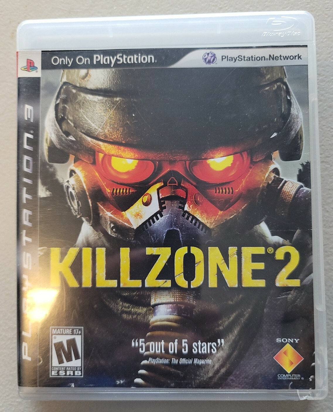 Killzone 2 Sony PlayStation 3 PS3 SCEA Havok Guerrilla Dolby Digital Mature