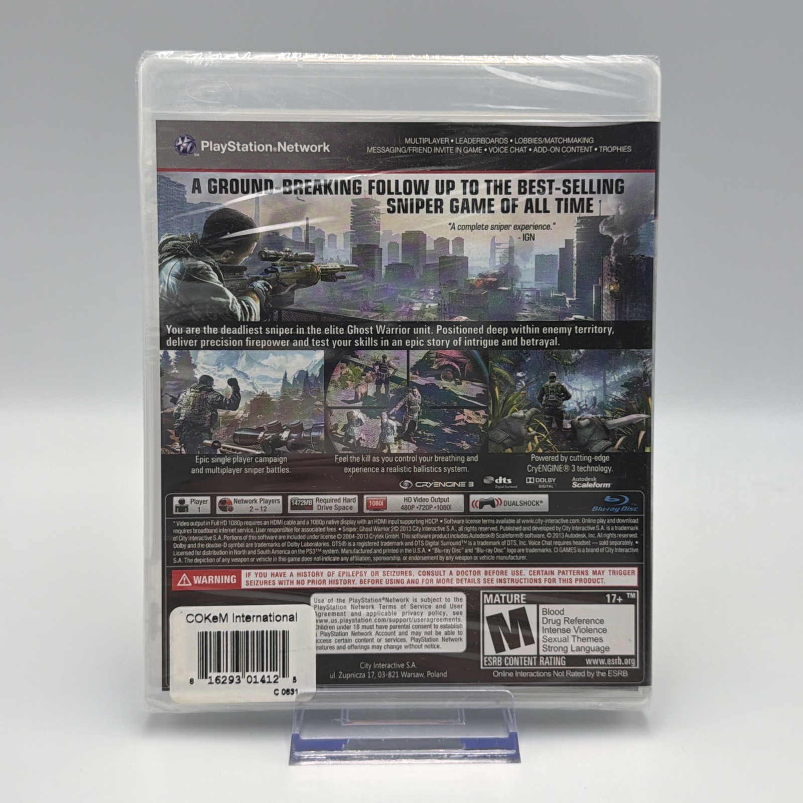 Sniper Ghost Warrior 2 – Sony Playstation 3 PS3 NEW SEALED HTF