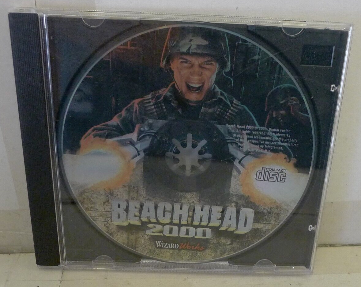 Beach Head 2000 Wizard Works PC GAME – Case & CD Only – 2000