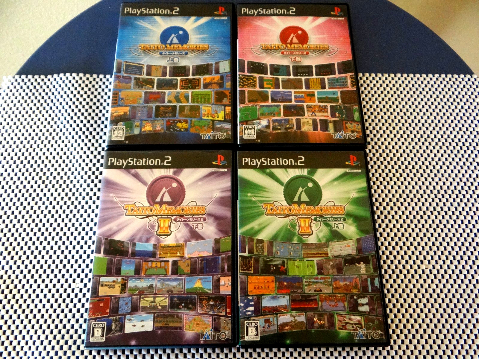 Taito Memories 1-4 Complete Set Jokan/Jokan II/Gekan/Gekan II (PS2 Japan Excl.)