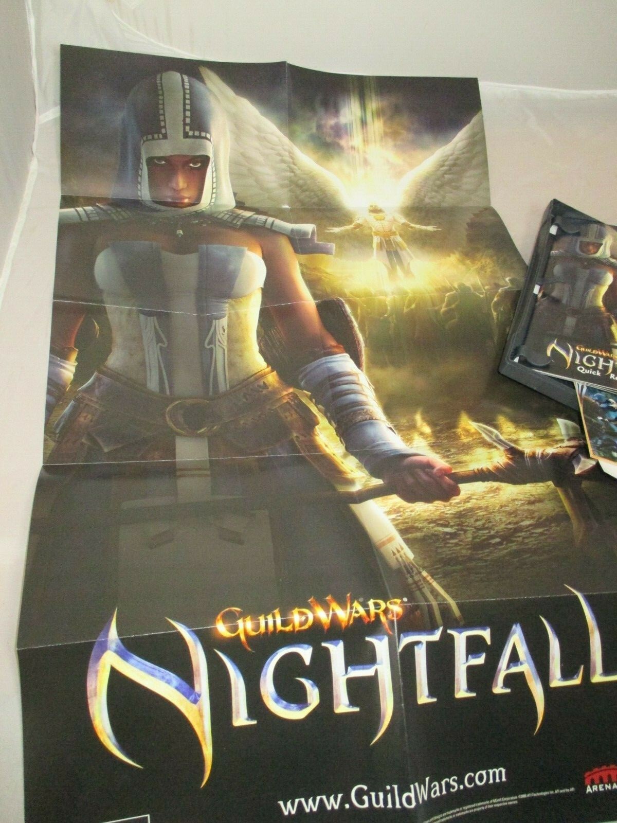 Guild Wars: Nightfall – PC CD ROM COMPLETE with Poster! 3 Discs