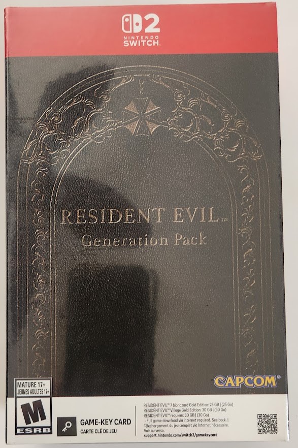 Resident Evil Generation Pack (Key Cart) Switch 2 Brand New Game (2026)