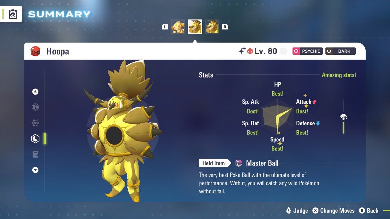 ✨SHINY ALPHA HOOPA UNBOUND FORM EVENT✨MAX 6IV EV⭐POKEMON LEGENDS ZA