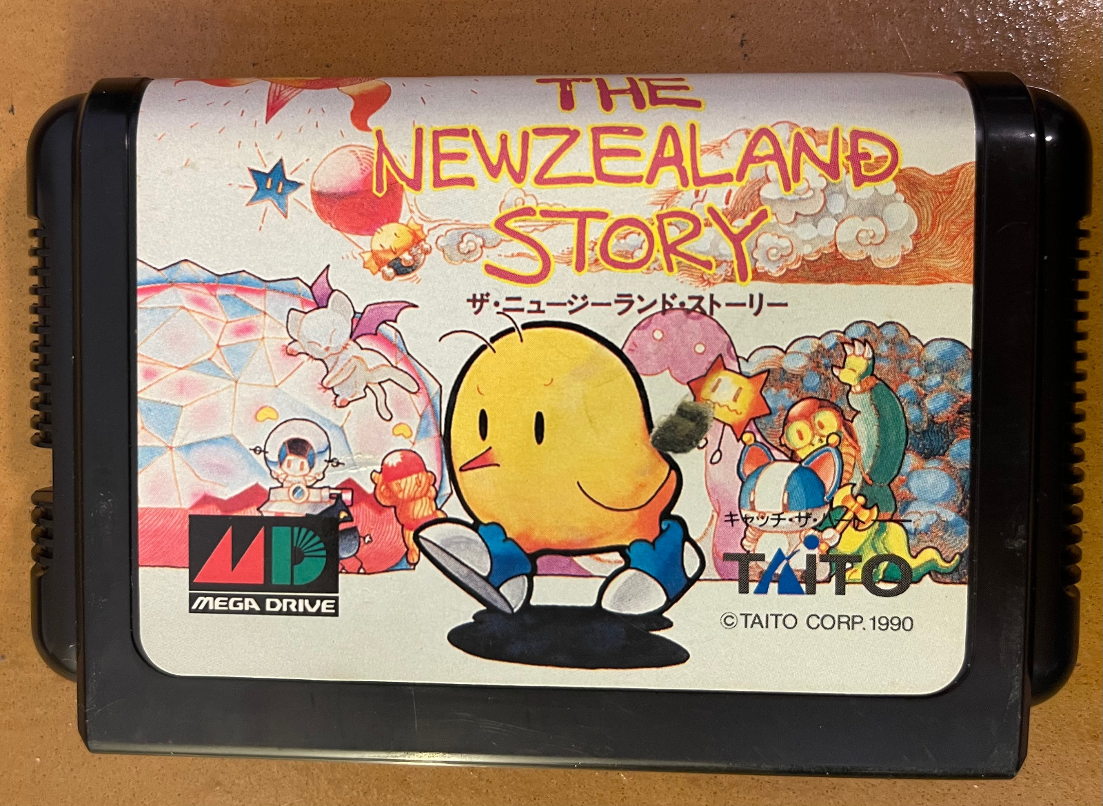 The New Zealand Story Mega Drive Japan (Original Box,Manual)
