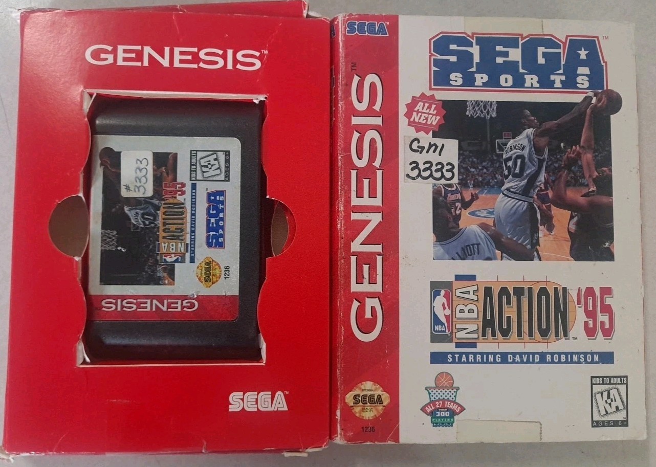 NBA Action ’95 Starring David Robinson (Sega Genesis, 1995) Missing Manual