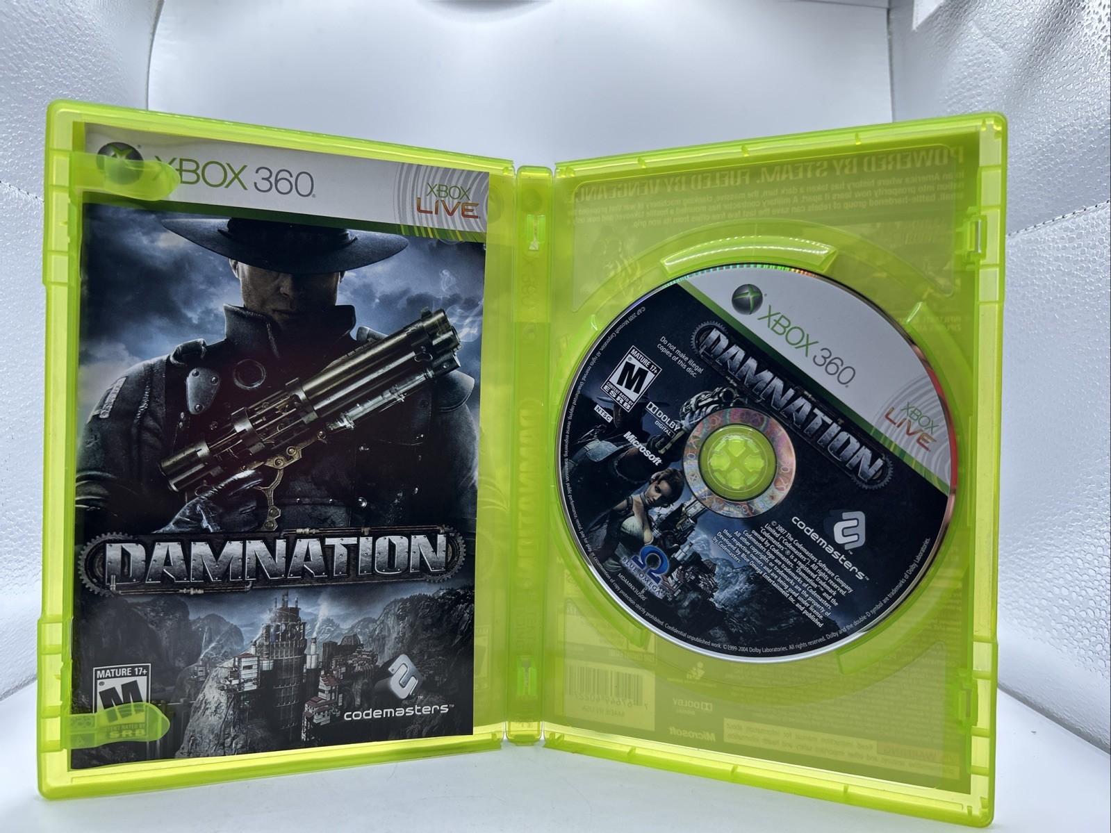 Damnation – Microsoft Xbox 360 Complete In Box Tested