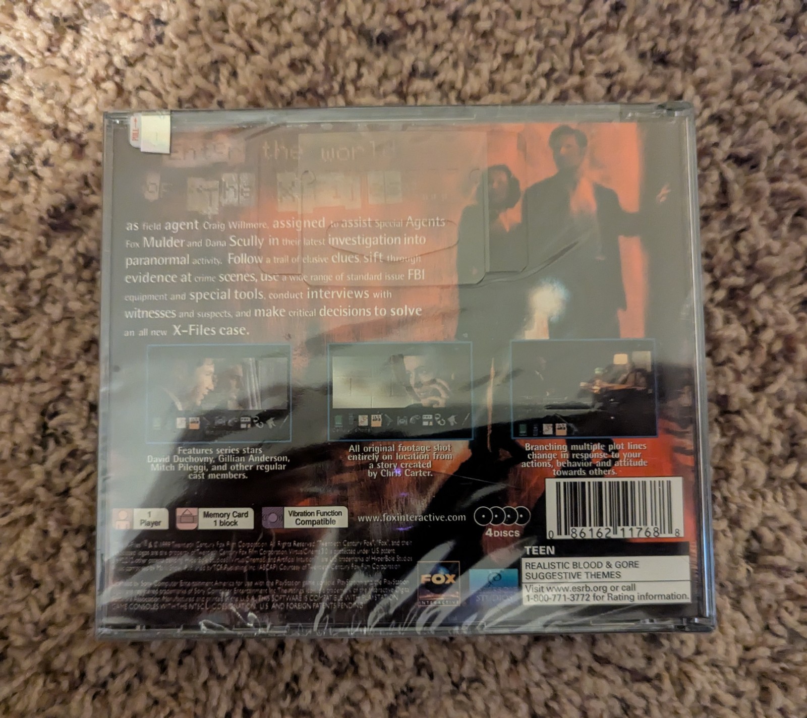 X-Files – Sony PlayStation 1 Factory sealed
