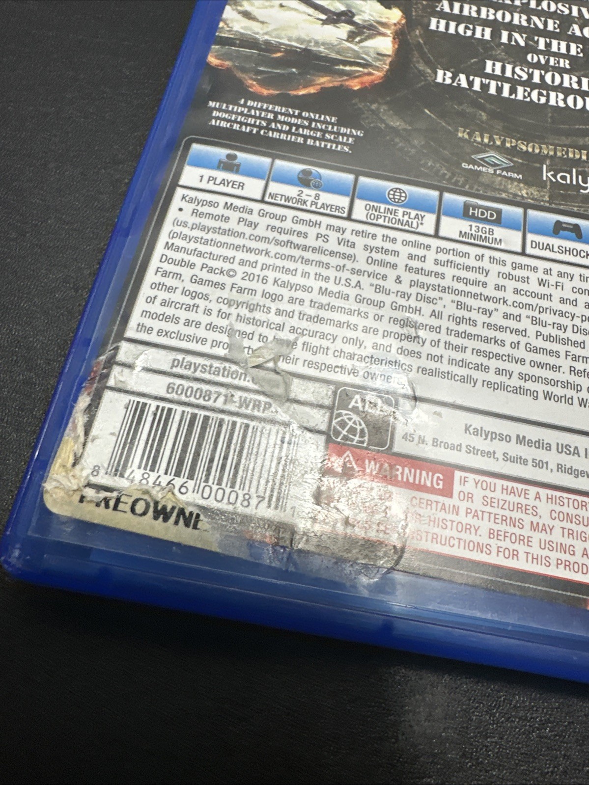 Air Conflicts Double Pack (Sony PlayStation 4 PS4, 2016) See All Photos Tested