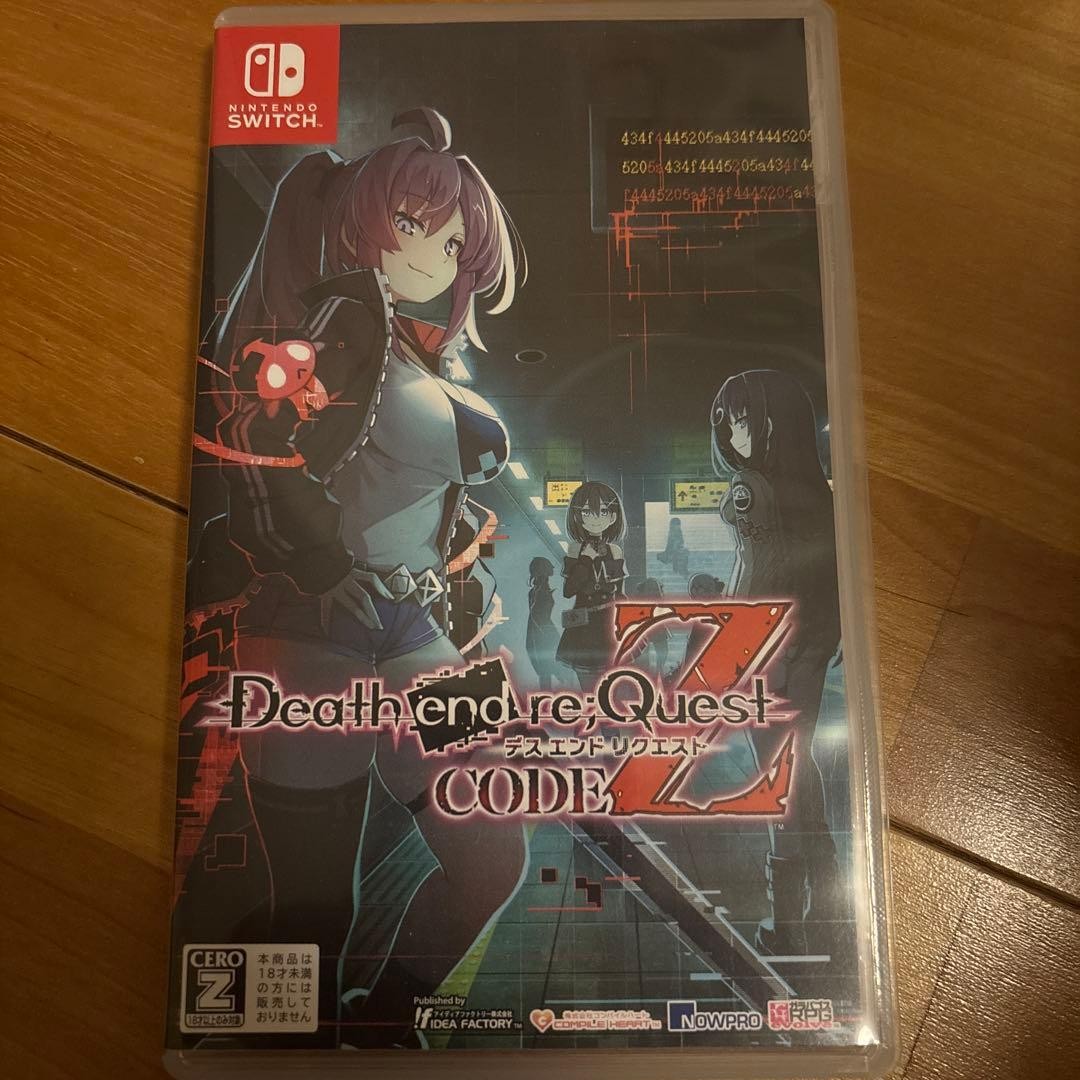 Death end re;Quest Code Z Nintendo Switch Japan Ver Language Japanese Only Regio