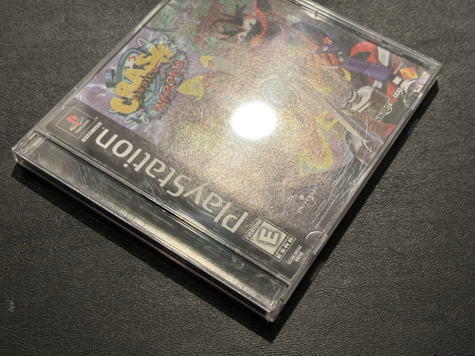 Crash Bandicoot Warped (Sony PlayStation 1, PS1 1998) Black Label CIB Complete