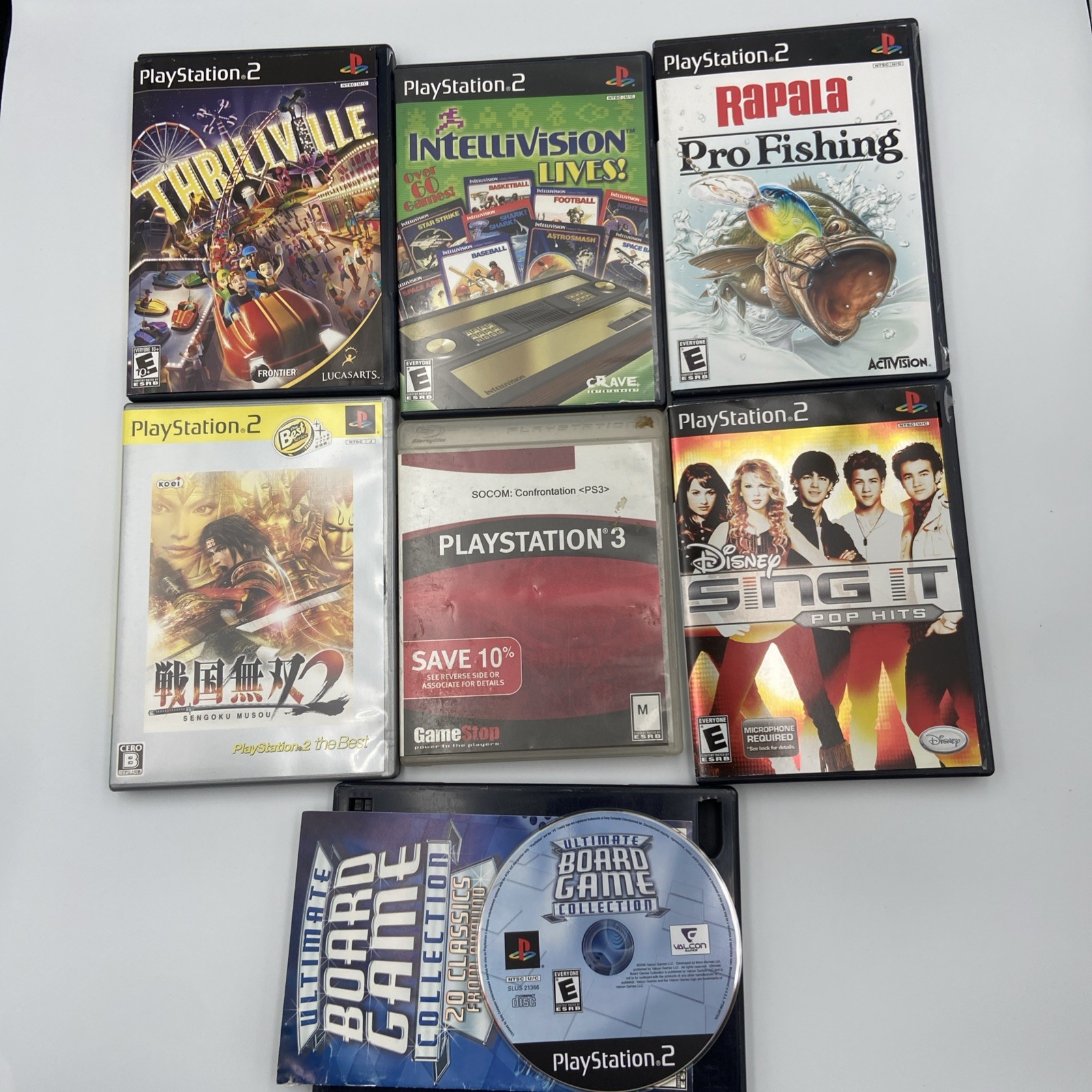 Misc. PS2 Games Lot Of 7 – Untested