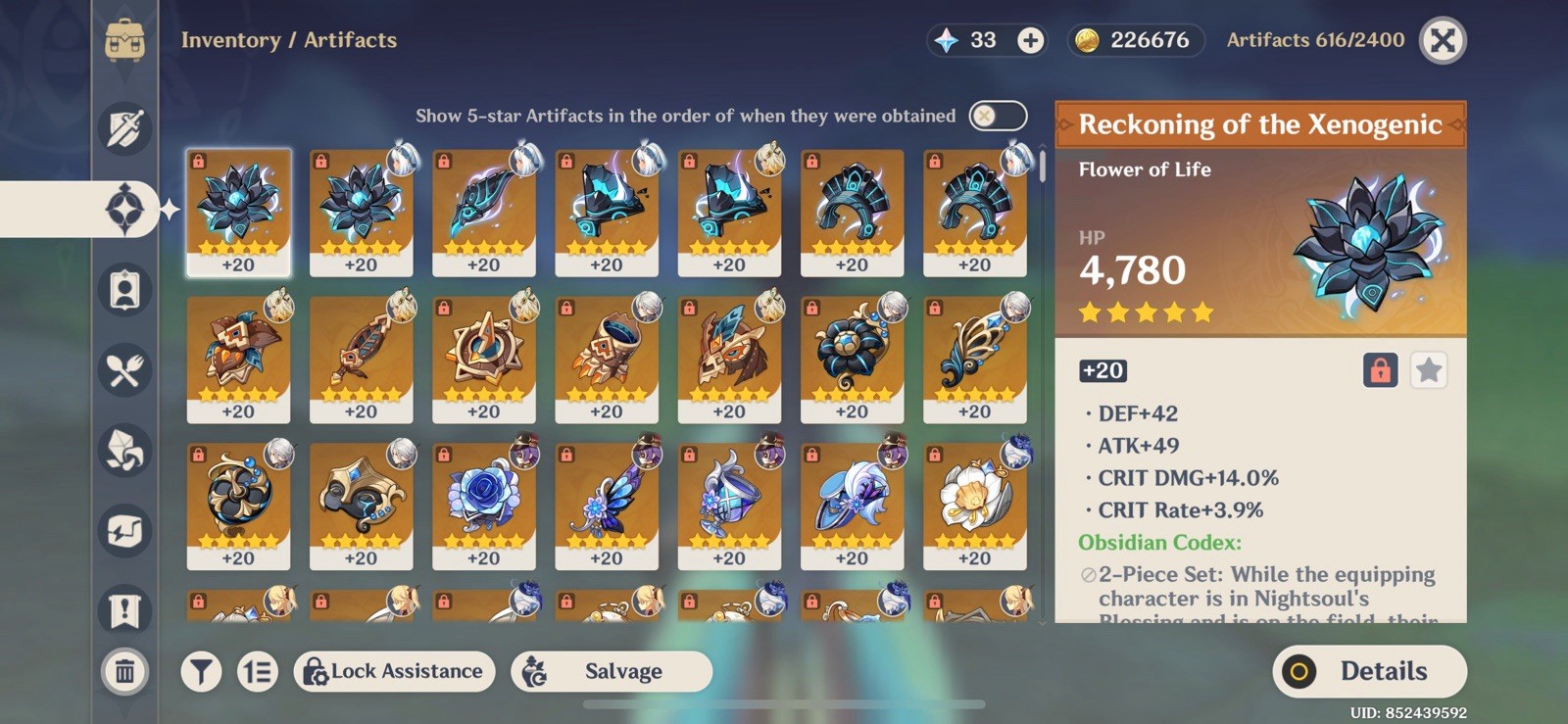 PLEASE MESSAGE BEFORE PURCHASE/Genshin Impact/AR60/Asia Server/Solid account