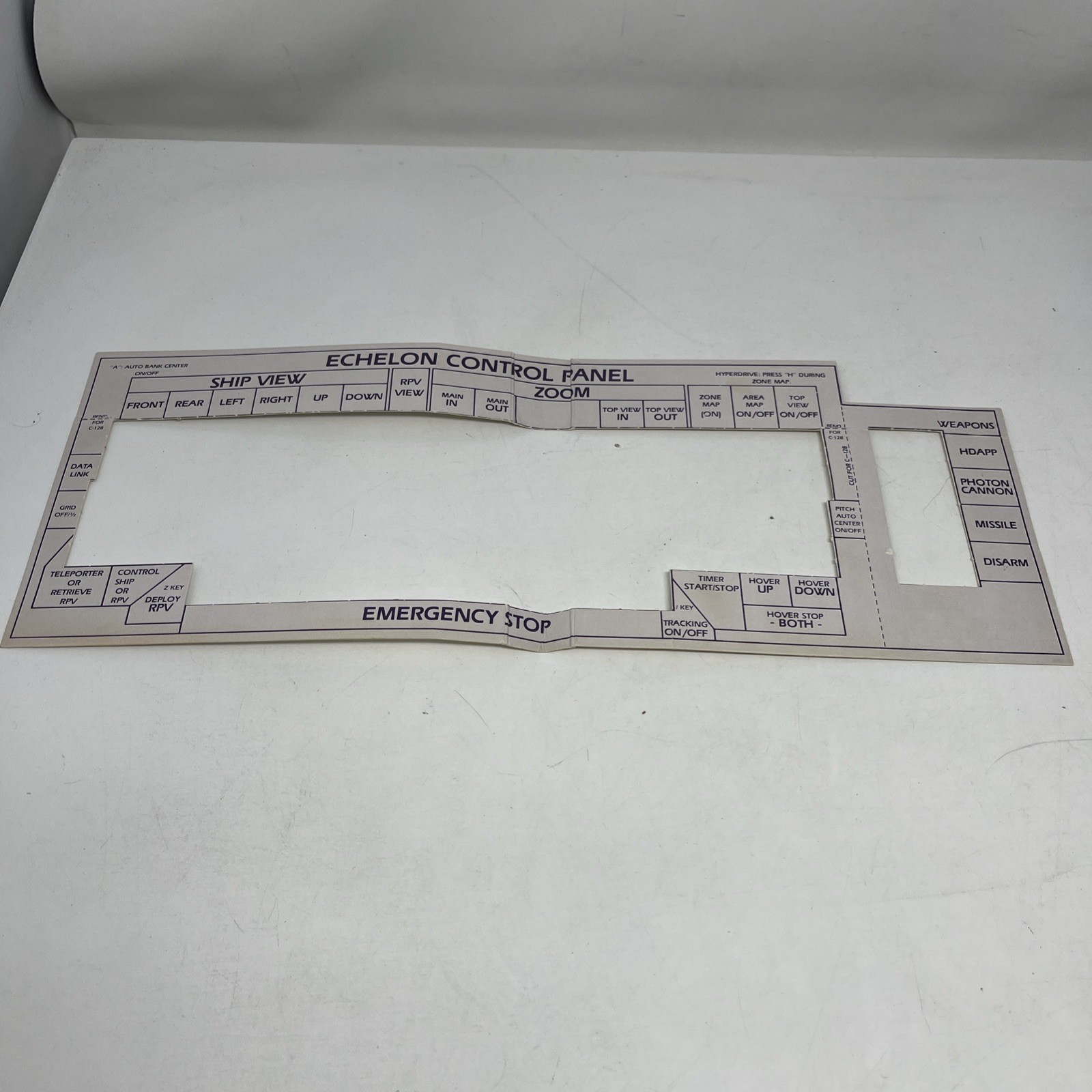 Echelon 3-D Space Flight Simulator Commodore 64/128 Floppy edw38