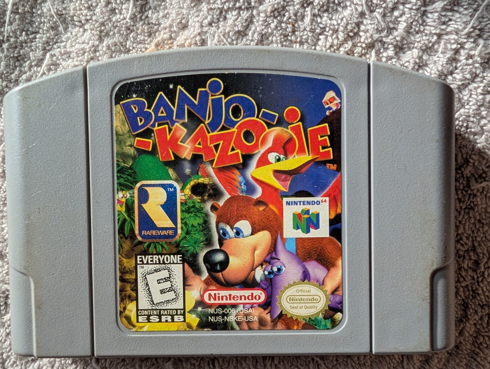 Nintendo 64 Banjo Kazooie & Banjo Tooie Rating E-Everyone NTSC-U/C (US/Canada)