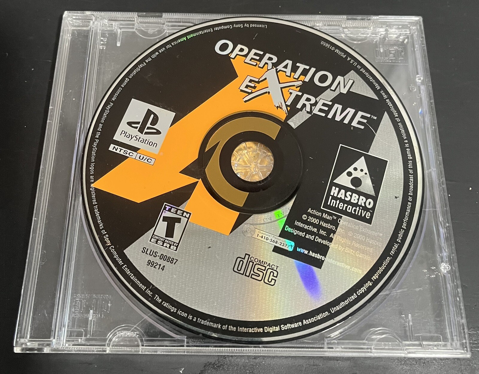 Action Man: Operation Extreme Sony PlayStation 1 – Hasbro 2000 – DISC ONLY