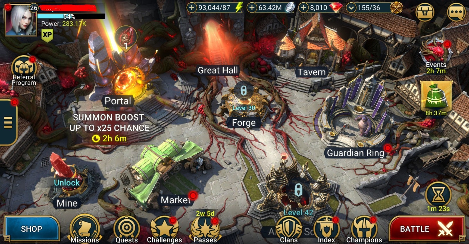 Raid Shadow Legends | Starter acc with Solanar : 93k energy / 29 Legendary hero