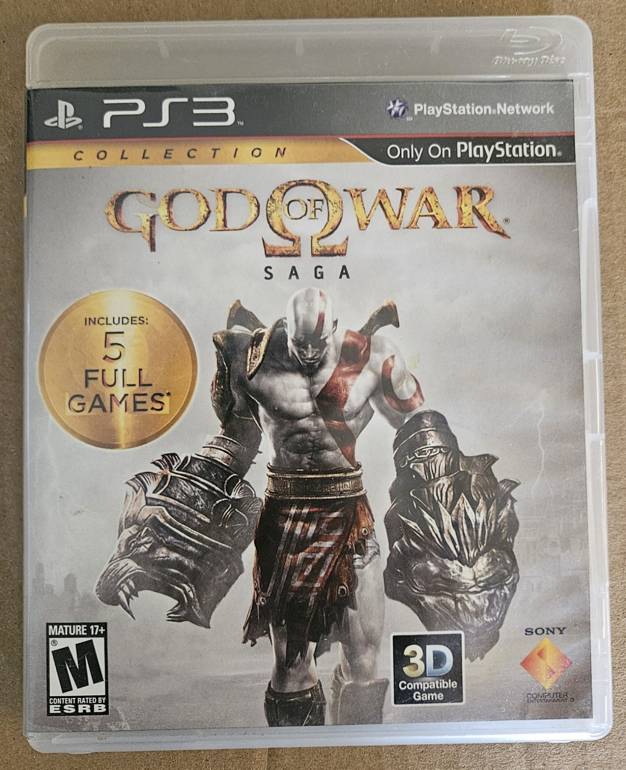 God of War Saga Collection – PS3 – No Disc 2 – NTSC-U/C M Mature