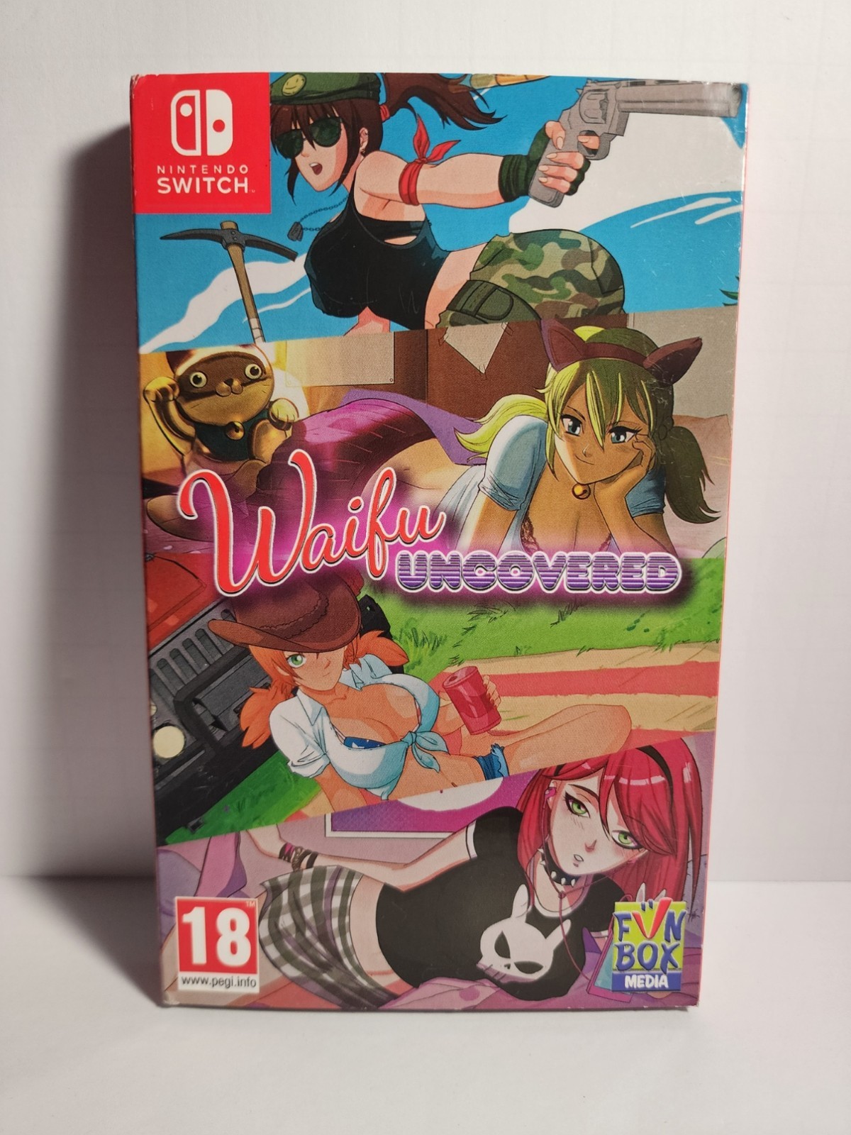 Waifu Uncovered Slip – PAL Nintendo Switch and Art Cards CIB