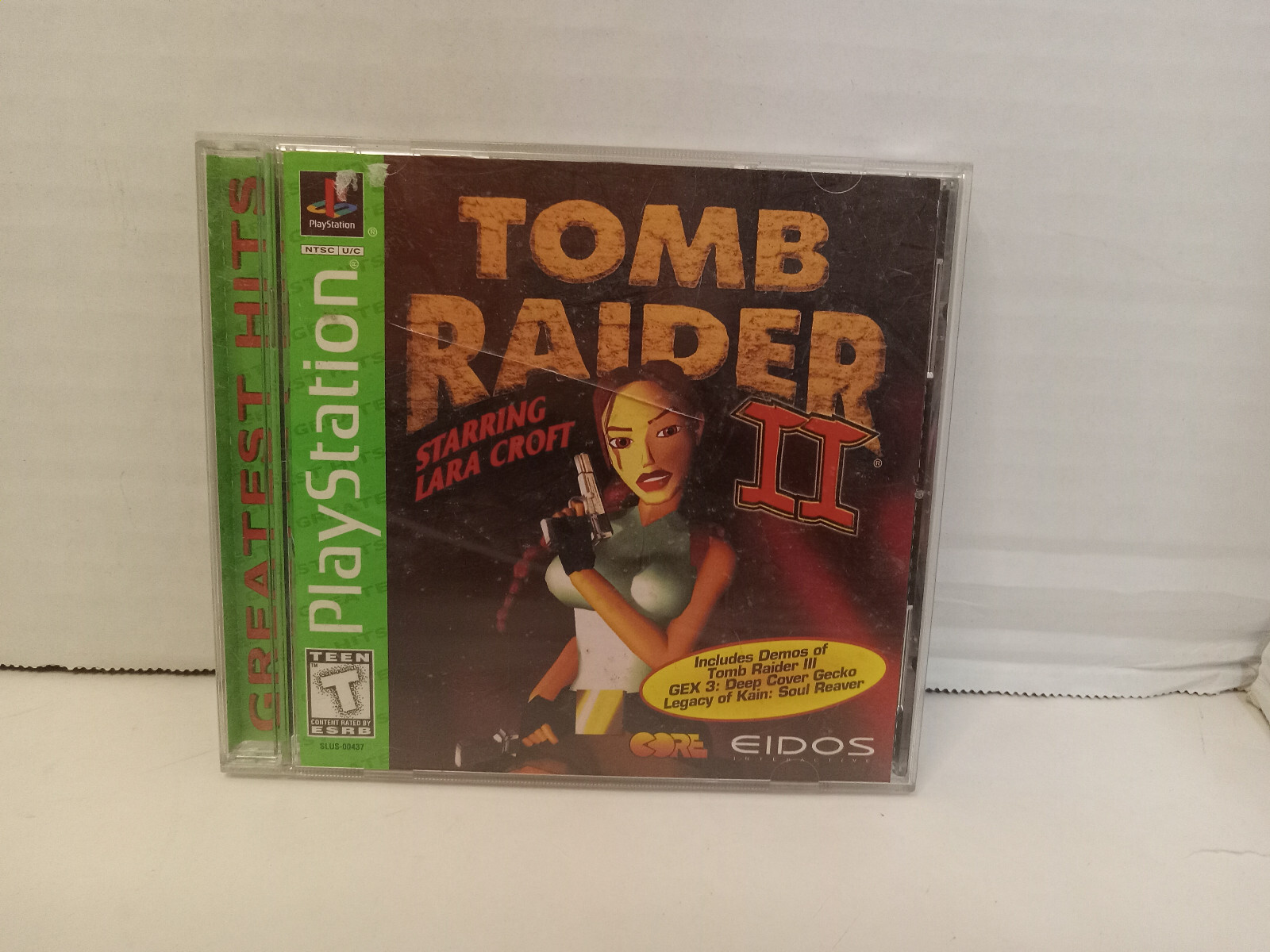 Tomb Raider II 2 Playstation PS1 CIB Tested