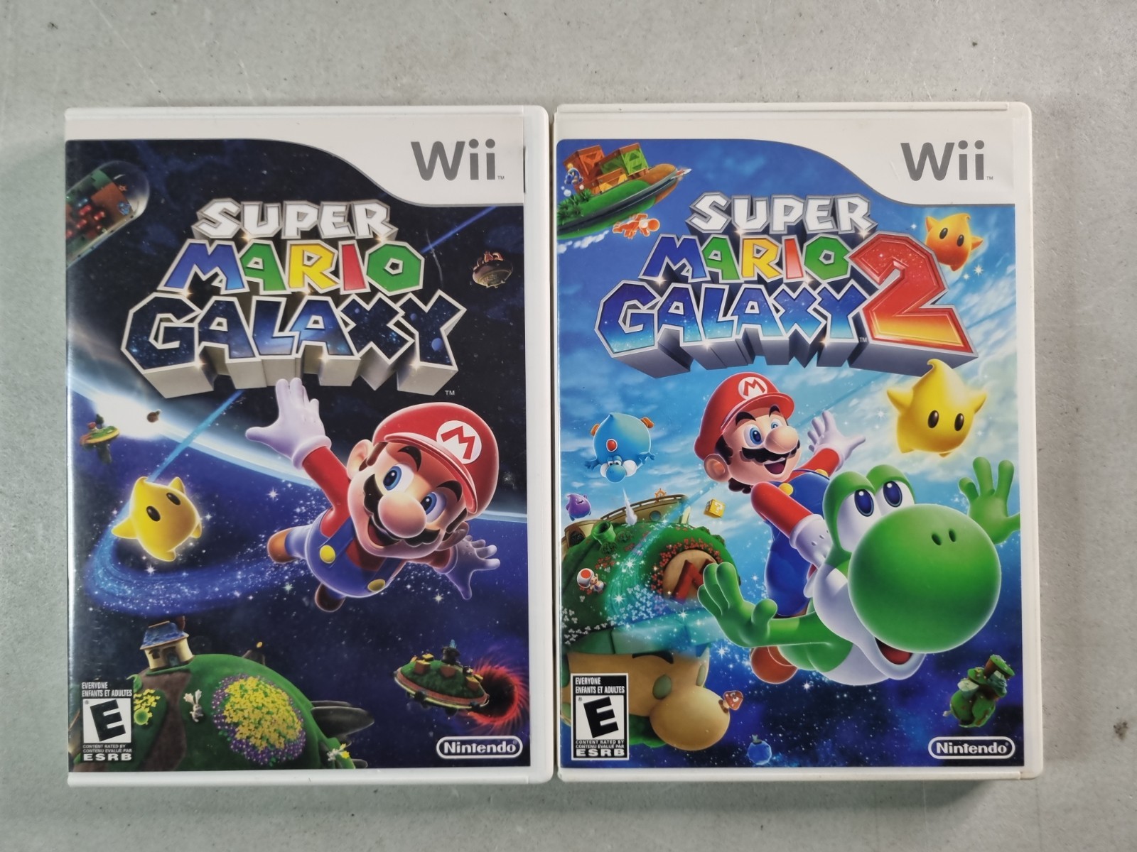 Lot Of 2: Super Mario Galaxy 1 And 2 (Nintendo Wii) CIB Complete Tested Working