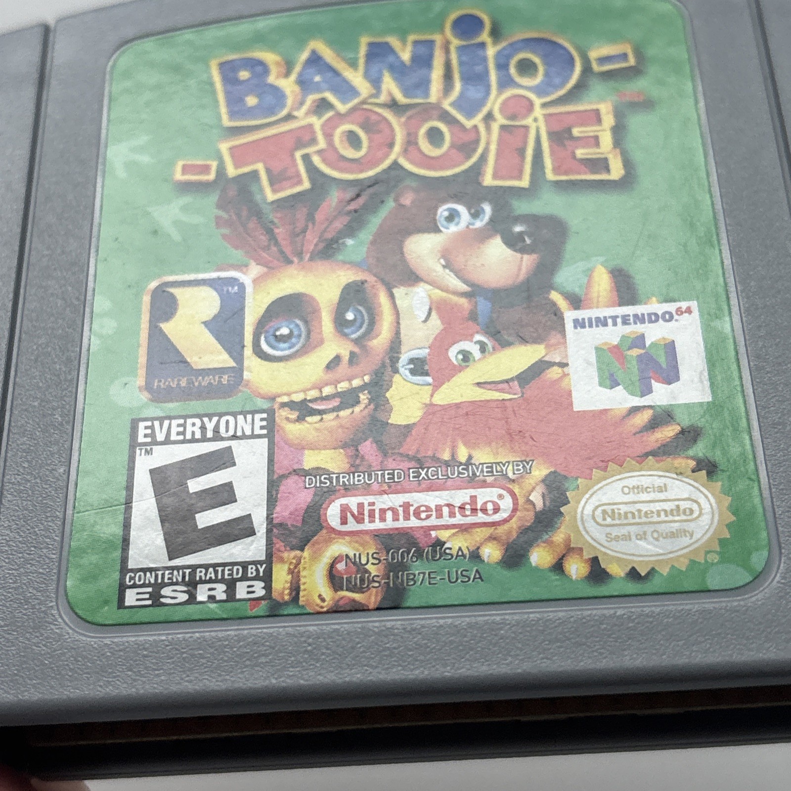 Banjo-Tooie N64 (Nintendo 64, 2000) Authentic Cleaned Tested Super Fun Retro Kid