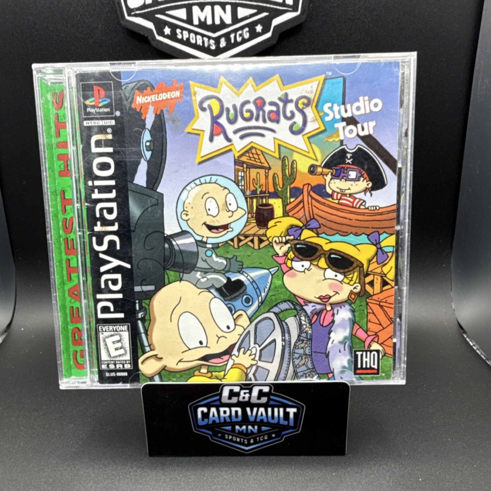THQ Rugrats: Studio Tour Sony PlayStation 1 Family/Kids Action E Manual Included