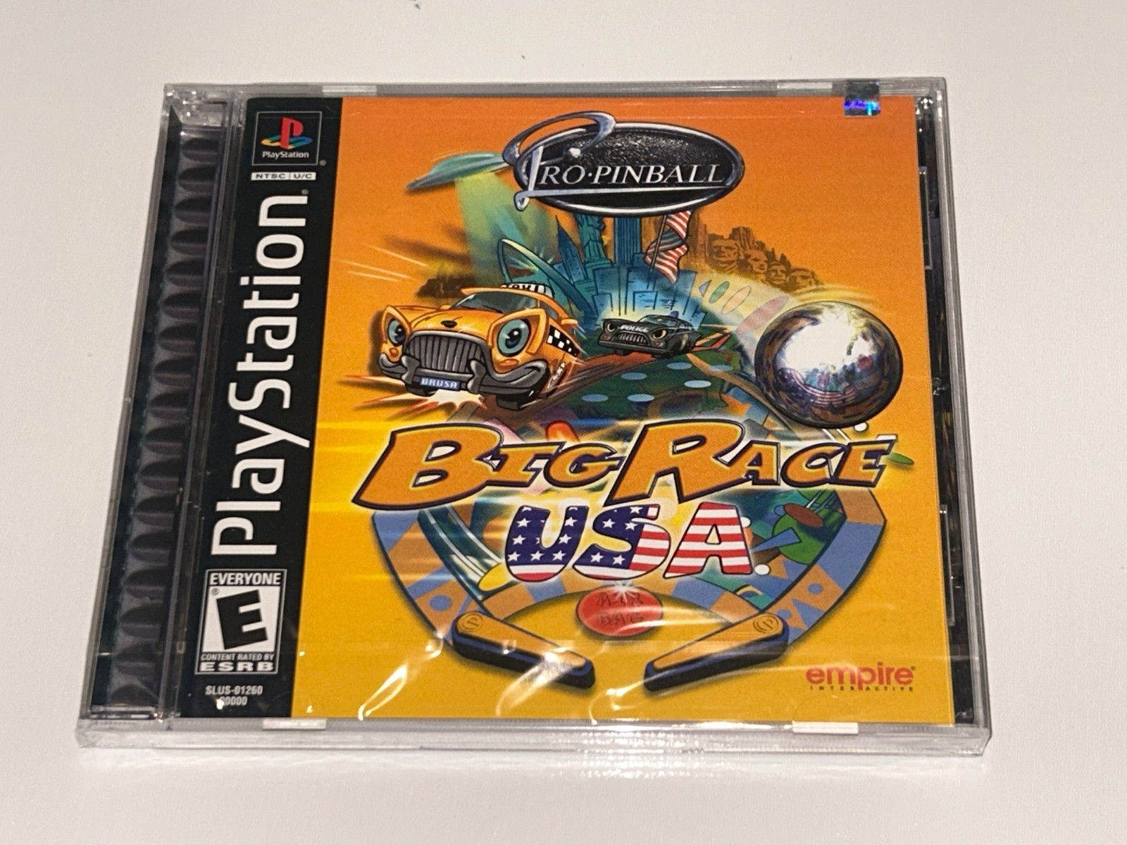 Pro Pinball Big Race USA (Play Station 1, 1998) PS1 Brand New, Sealed MINT