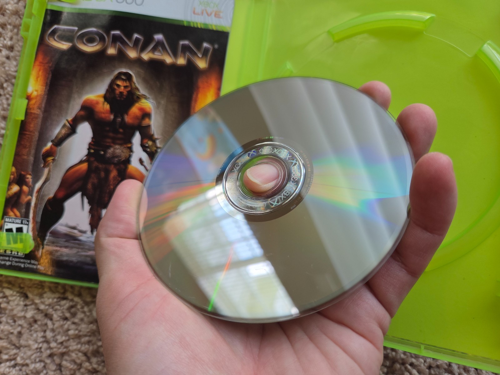 Conan (Microsoft Xbox 360, 2007) Video Game CIB Complete Free Shipping