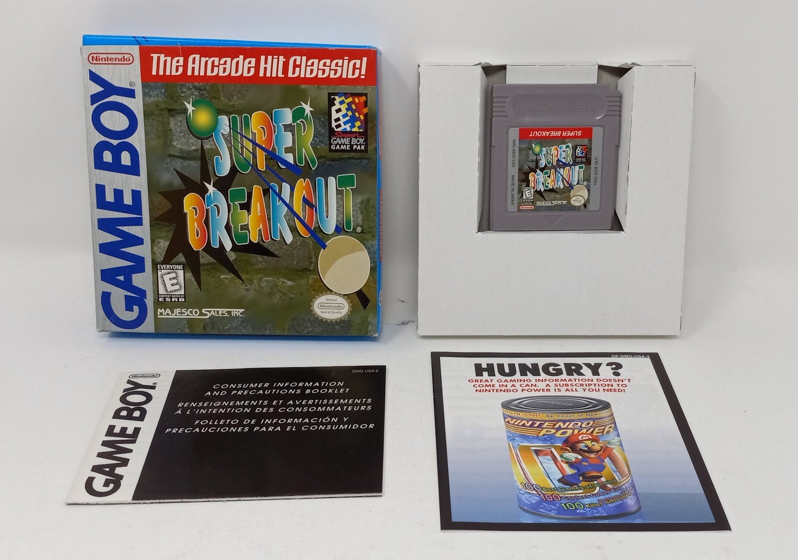 Super Breakout Nintendo Game Boy GameBoy Cartridge and Box Only No Manual