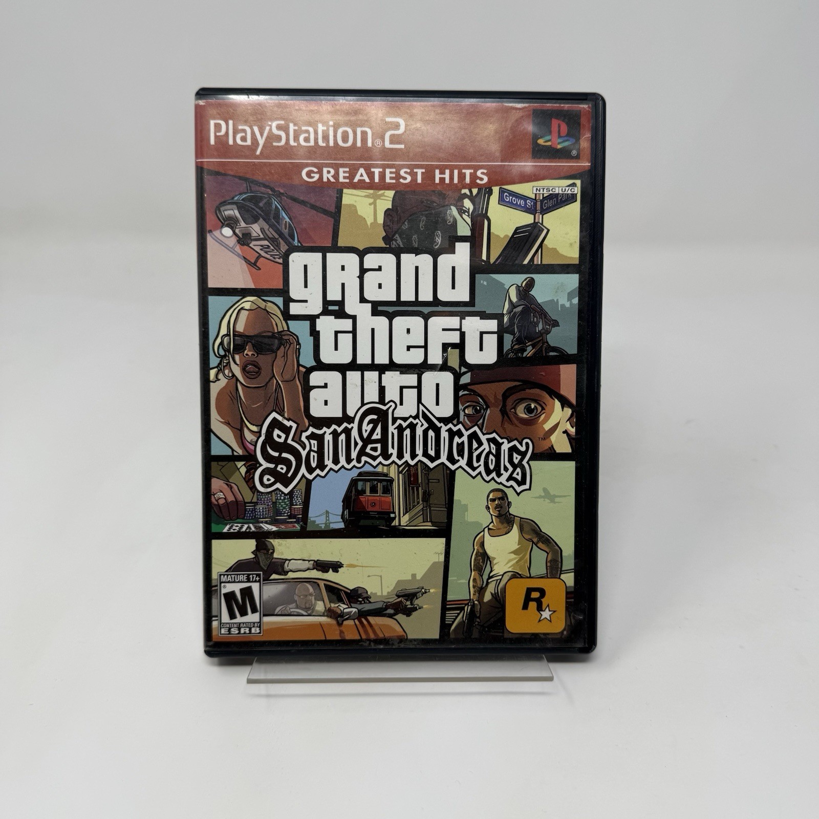 Grand Theft Auto: San Andreas (Sony PlayStation 2, 2004) PS2 Tested, No Manual
