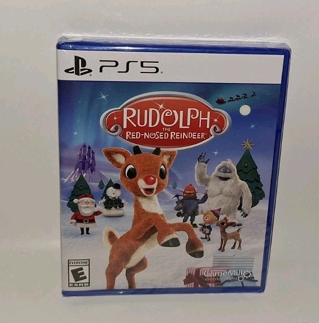 Rudolph The Red-Nosed Reindeer Sony PlayStation 5 GameMilll NEW LOOSE DISC NIB
