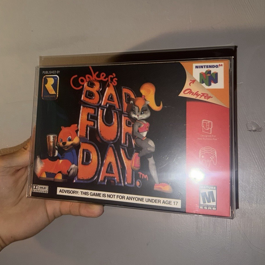 Sealed Nintendo Rare Conker’s Bad Fur Day Nintendo 64 N64