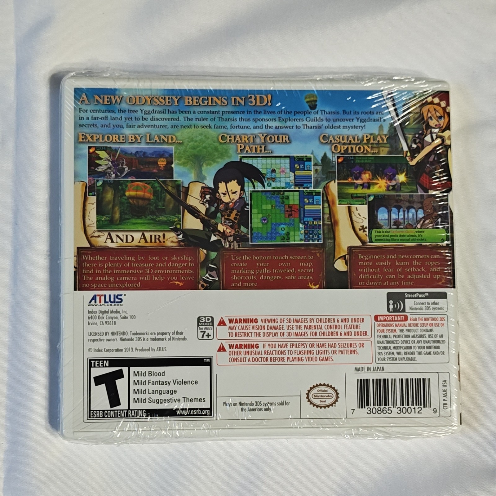Etrian Odyssey IV: Legends of the Titan Limited Edition Nintendo 3DS CIB