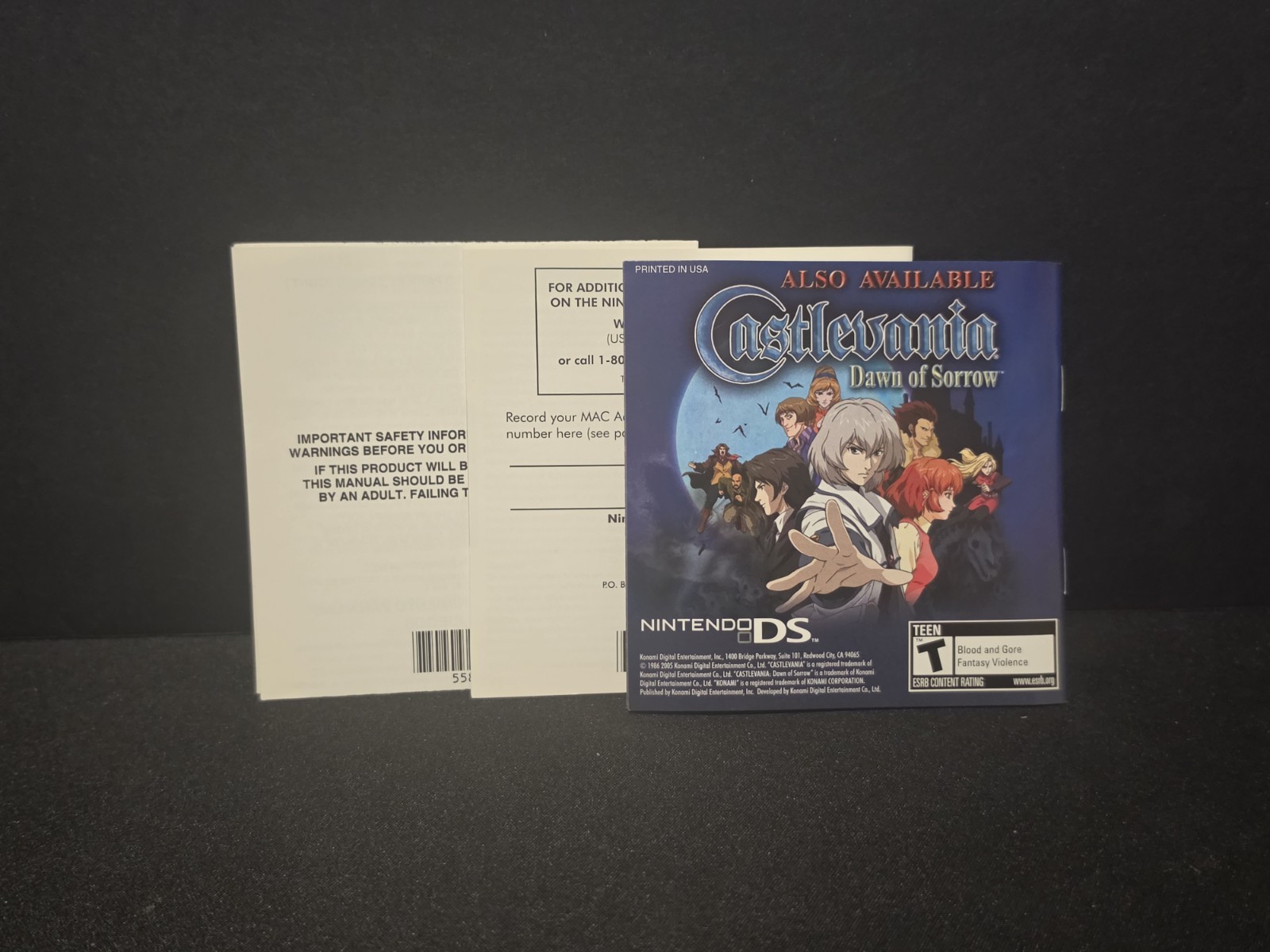 DS Castlevania: Portrait of Ruin (Nintendo DS) Complete CIB