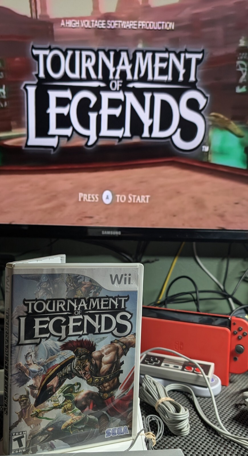Tournament of Legends Nintendo Wii Tested and Working no manual
