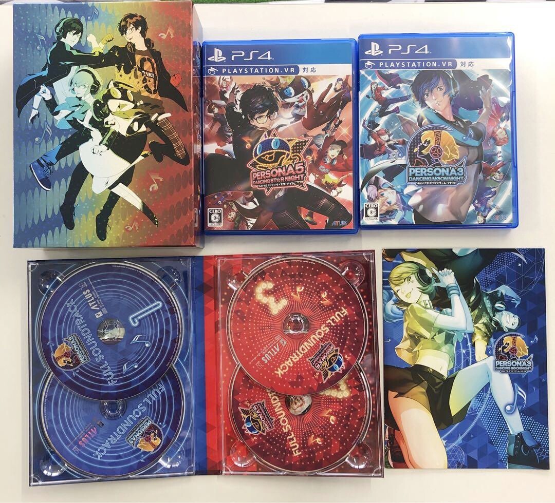 PS4 Persona Dancing All-Star Triple Pack Limited Edition Games Used Japan