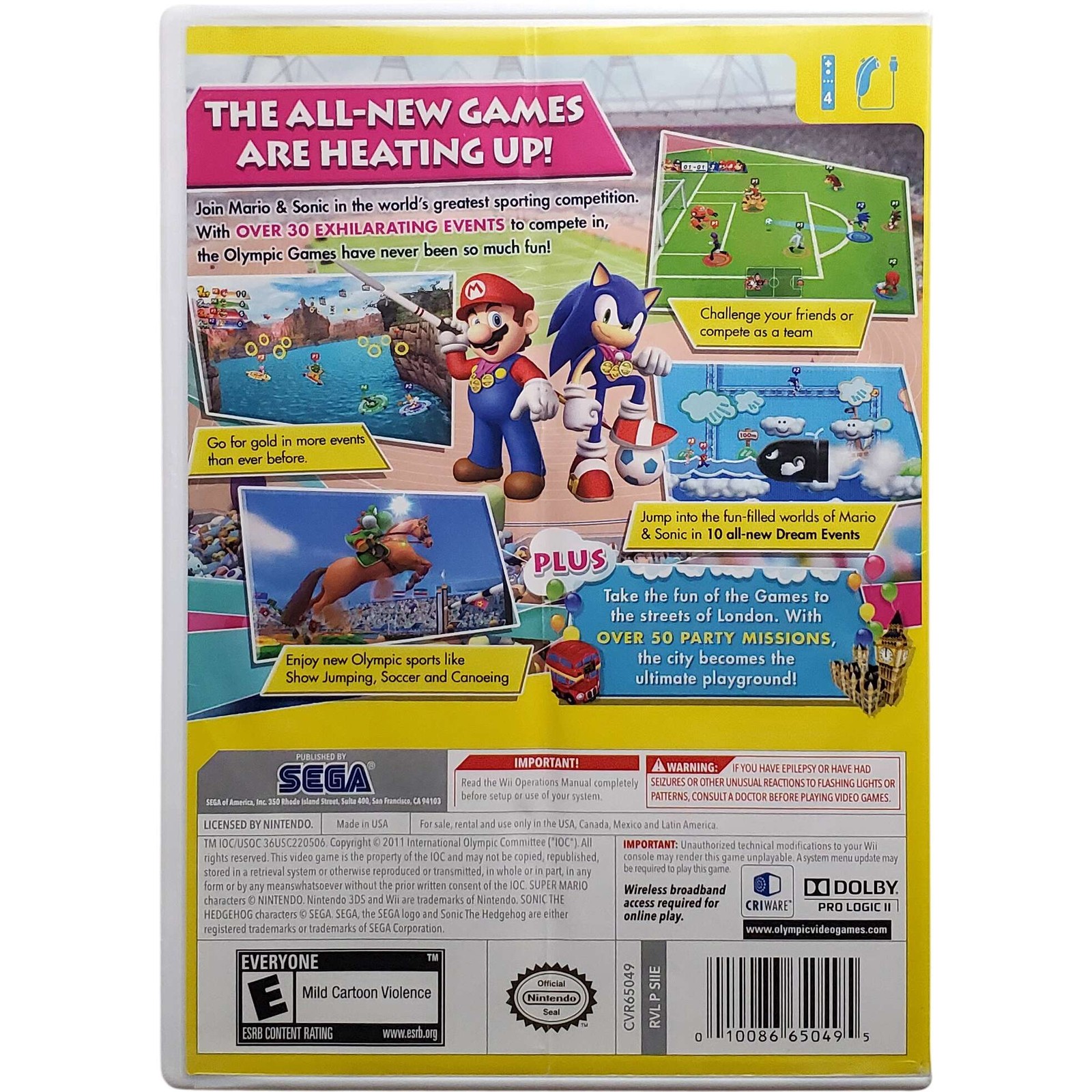 Mario & Sonic At The London 2012 Olympic Games – Nintendo Wii Tested